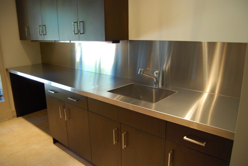 Stainless-steel-countertop